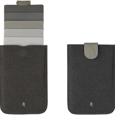 Kaskadni novčanik za kartice DesignNest crno-sivi