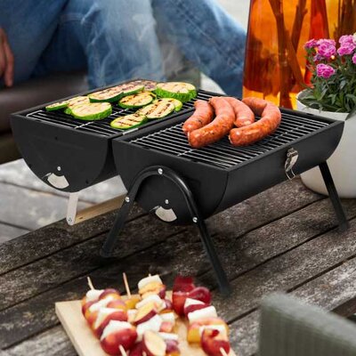 Prenosni sklopivi roštilj na ćumur GR01