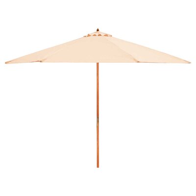 Vodootporni Suncobran Fieldmann Sa Drvenim Nosačem i Rebrima