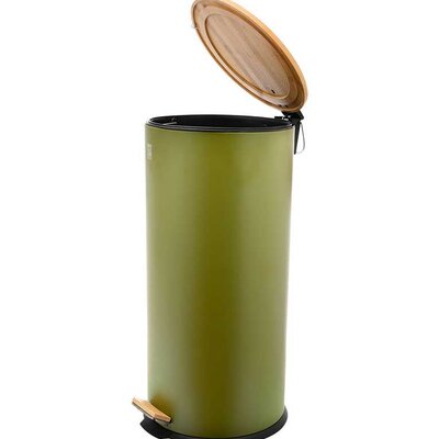 Kanta za otpatke sa mehanizmom za meko zatvaranje 30L Estia Olive Green