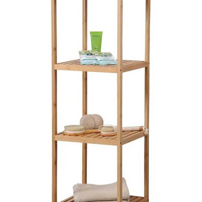 Kesper Višenamenska polica od bambusa sa 4 nivoa 19434