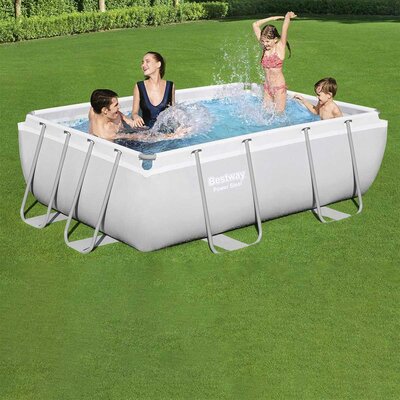 Power Steel Pravougaoni Bazen sa Filterskom Pumpom 282 x 196 x 84 cm