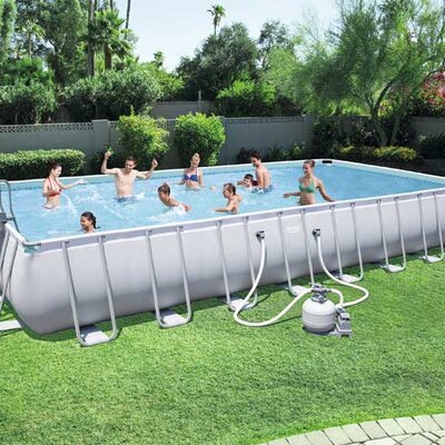 Veliki bazen za dvorište 956x488x132cm Bestway Power Steel 56623