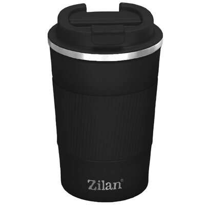 Termos šolja sa duplim čeličnim zidom Crna 380ml Zilan ZLN9878