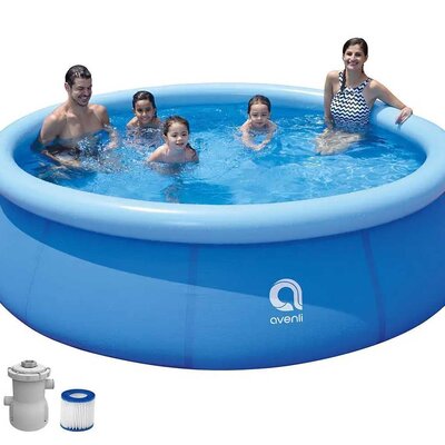 Nadzemni bazen sa filter pumpom 240x63 cm Avenli 26-329101