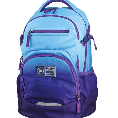Školski ranac Play Apollo 241 Sunset teget ljubičast