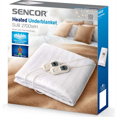 Električna Grejna Podloga 140 x 160 cm - Sencor SUB 2700WH