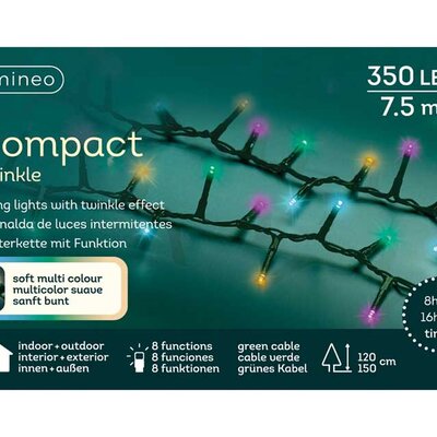 Lumineo Multicolor lampice sa 350 LED dioda Za spoljnu upotrebu 49.5255