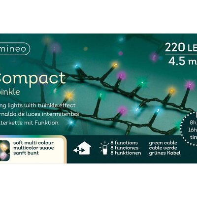 Lumineo Multicolor lampice sa 220 LED dioda Za spoljnu upotrebu 49.5291