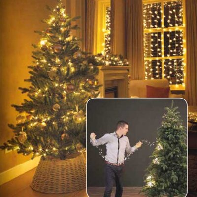 Lumineo Stepenaste LED lampice 1-2-glow basic 126 LED WW 49.5465