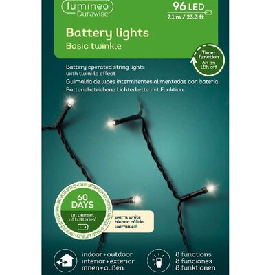 Lumineo LED lampice na baterije 96 LED 49.7141