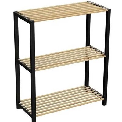 Bienwood Višenamenska polica Drvo Plastika BIE7003