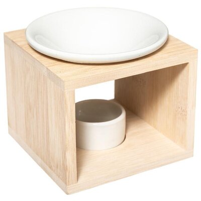 Atmosphera Difuzer 11,5x11,5x9,5cm Bambus/dolomite Bez