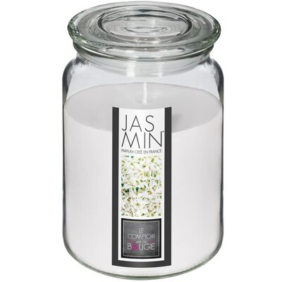 Atmosphera Sveca U Staklenoj Posudi Jasmin 10x14,5cm Staklo/vosak Bela