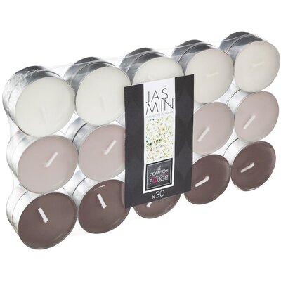 Atmosphera Set Sveca 30kom, Dim 3,7x1,3cm Vosak Bez Jasmin