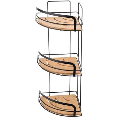 Ugaona polica za kupatilo 3 Nivoa Estia 12786