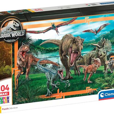 Puzzle slagalica 104 maxi dela Jurassic World Clementoni 23757