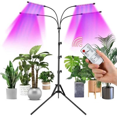 Podna USB lampa sa podesivom bojom svetlosti za rast i razvoj sobnih biljki LB-TRIP-04/RB