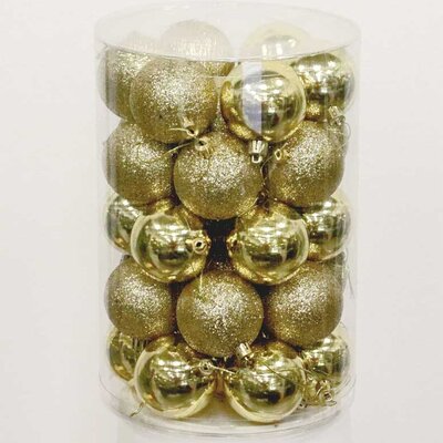 Novogodišnji ukrasi za jelku Kugle Gold 34 kom. 242001710