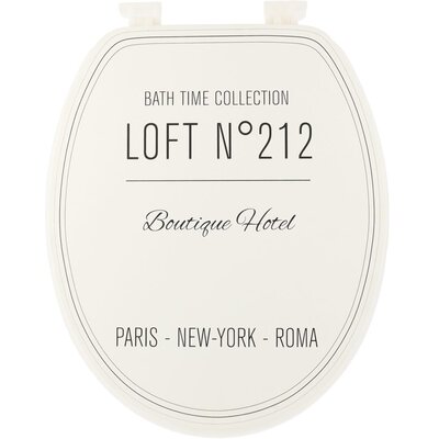 Tendance Wc Daska Sa Plasticnim Okovima 37,5x46 Neo Retro Bela