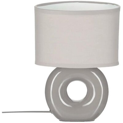 Atmosphera Lampa 18,2x11,8x25 Cm Pamuk/keramika Siva