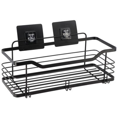 Tendance Zidna Žičana Polica Samolepljiva 3m 31 X 15,5 X 16,5 Metal Crna