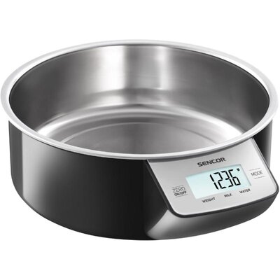 Sencor SKS 4030BK kuhinjska vaga sa posudom od nerđajućeg čelika