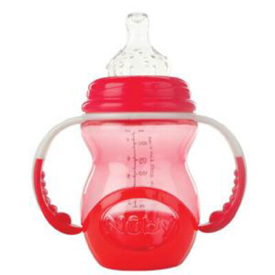 Nuby flašica sa ručkama 210ml N-1592  