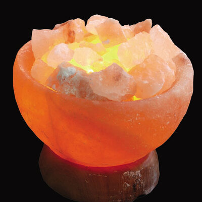 Himalajska lampa od sonog kristala Fire Bowl 