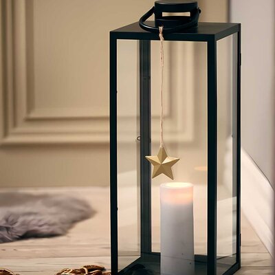 Fenjer Čelik Staklo 21 x 21 x 54 cm