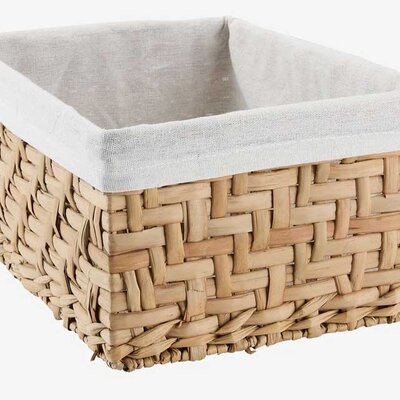 Ukrasna pletena korpa sa tkaninom Ester L