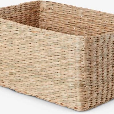 Pletena korpa od morske trave 26x18x13cm Natur