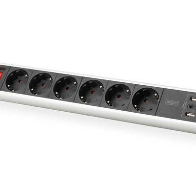 Produžni kabl sa 6 utičnica +3 USB Digitus DA-70624