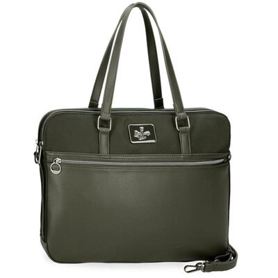 Ženska poslovna torba sa pregradom za laptop PJL Christine green 70960