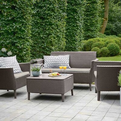 Baštenska garnitura Salemo Cappuccino