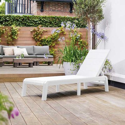 Keter Ležaljka sa podesivim naslonom Formentera White