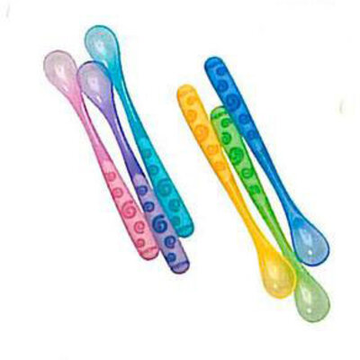 Nuby silikonske termoosetljive kašike 3kom 7170010