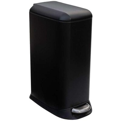 Estia ES01-9144 metalna kanta sa pedalom crna mat