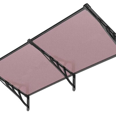 Nadstrešnica u bronzanoj boji Za Terasu ili Vrata 200 x 90 cm