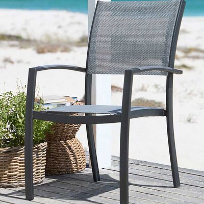 Baštenska aluminijumska stolica Strand Grey