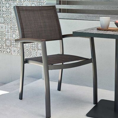 Baštenska aluminijumska stolica Strand Siva