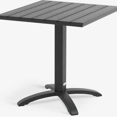 Baštenski Sto Hob 70x70 Crna