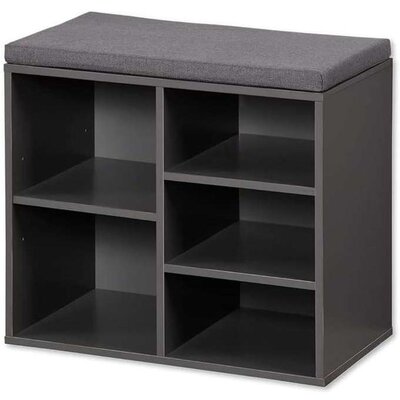 Kesper Cipelarnik sa jastukom za sedenje Sivi KSP15913