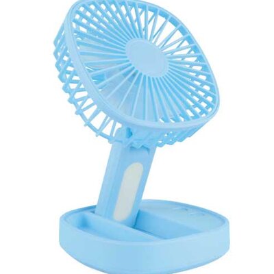 Sklopivi mini ventilator sa punjivom baterijom Prosto MF9413 plavi