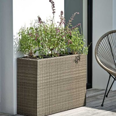 Velika žardinjera sa tri saksije Trio 3u1 Natur