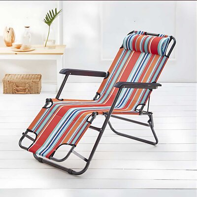 Ležaljka - Podesiva Stolica Sa Jastukom Za Plažu, Terasu, Piknik