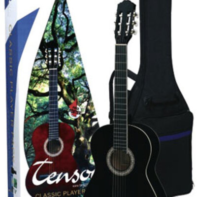 Tenson Classic guitars 4/4 Player Pack black