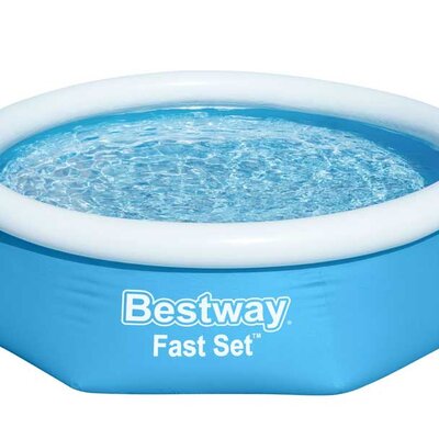 Bestway 57448 Fast Set bazen sa prstenom na naduvavanje 2.44 m x 61 cm