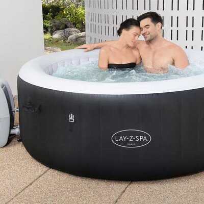 Đakuzi na naduvavanje sa grejačem vode Bestway Lay-Z-Spa Miami 60001