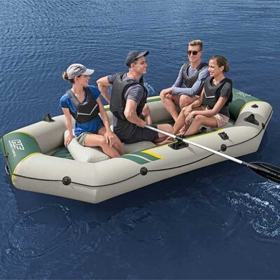 Čamac na naduvavanje za 4 osobe sa veslima i pumpom Bestway Hydro-Force Ranger Elite X4 65157
